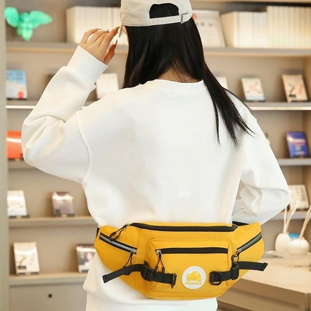 Adjustable Strap Shoulder Waist Bag Japanese Style Sports Crossbody Bag Women Chest Bag  Travel