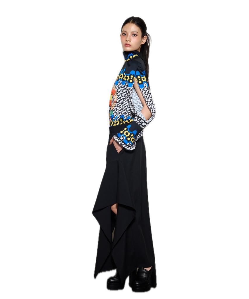 GREEDILOUS Rocking Pony Print Blouse