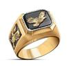 Domineering Metal  Men's Ring Punk Style Enamel Animal Male Rings Jewelry Hand Accessories
