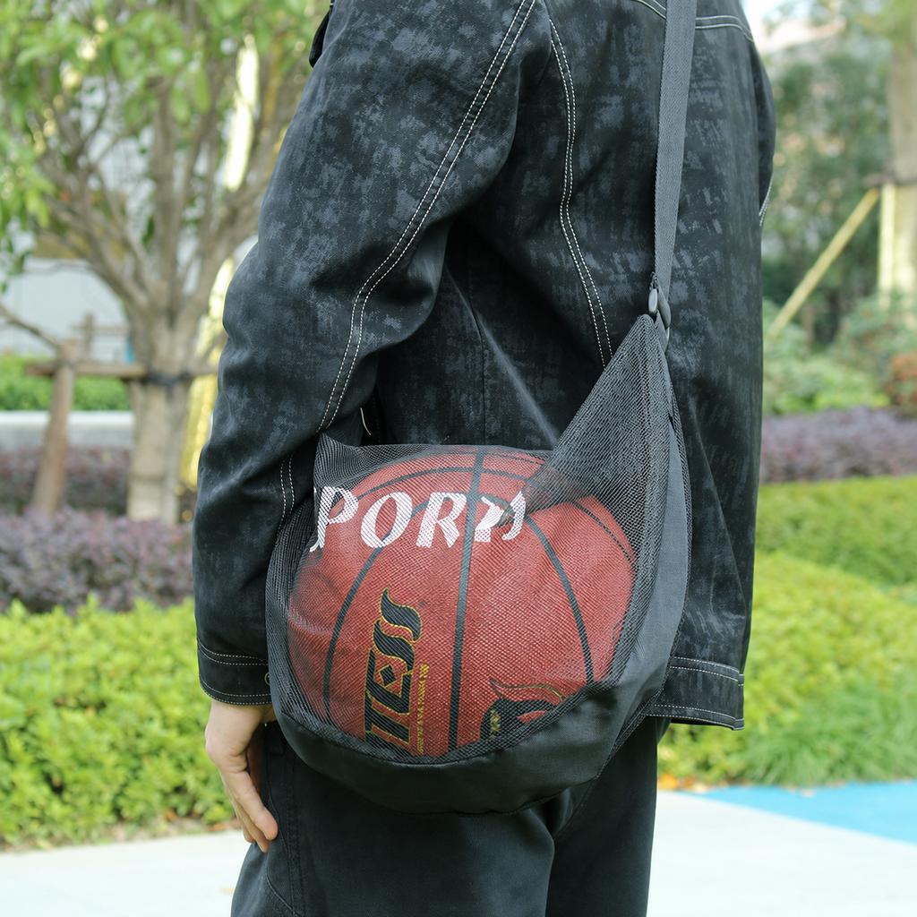 Athletic Bag Wear-Resistant Crossbody Carry Bag Basketball Bag Lightweight For Men Women Kids Adult Amateur Sports Basketball