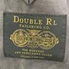 RRL 782945532001 Charcoal Gray Wool Notched Lapel Side Bentz 2B Herringbone Blazer Jacket Jacket 36S Charcoal grayUsed