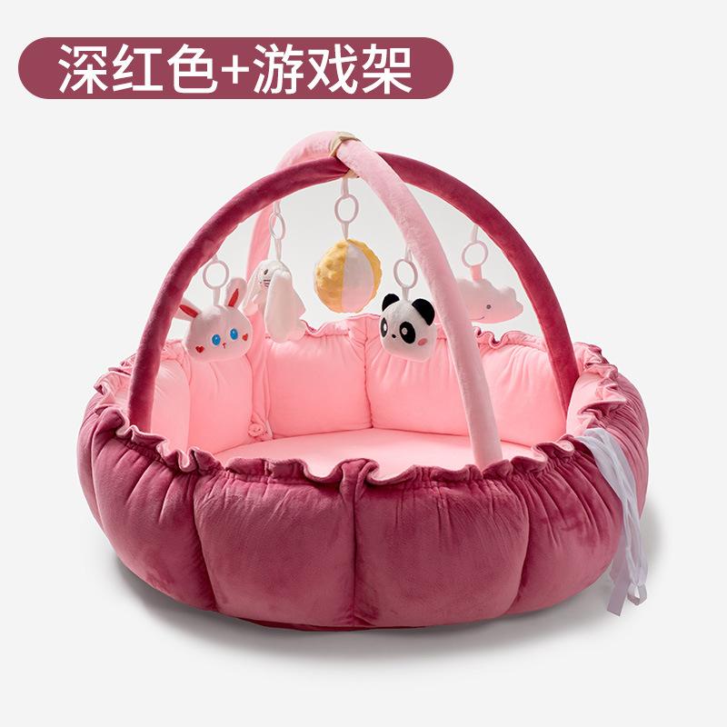 0-1Baby play mat and gym rack 3-9-121-month-old baby crawling mat, baby crib, baby toy