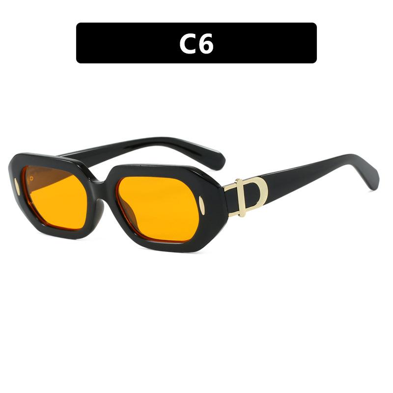 JYL Small Square Retro Sunglasses UV400 Women Street Style Daily UV Shield / 5017