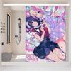 Needy-Girl Overdose Duschvorhang Badvorhang Druck Polyestergewebe Wasserdicht Badezimmer Vorhänge mit Haken Badewannenvorhang