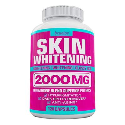 L-Glutathione Dietary Supplement, With Lemon Fruit Powder, 120 Capsules Per Bottle
