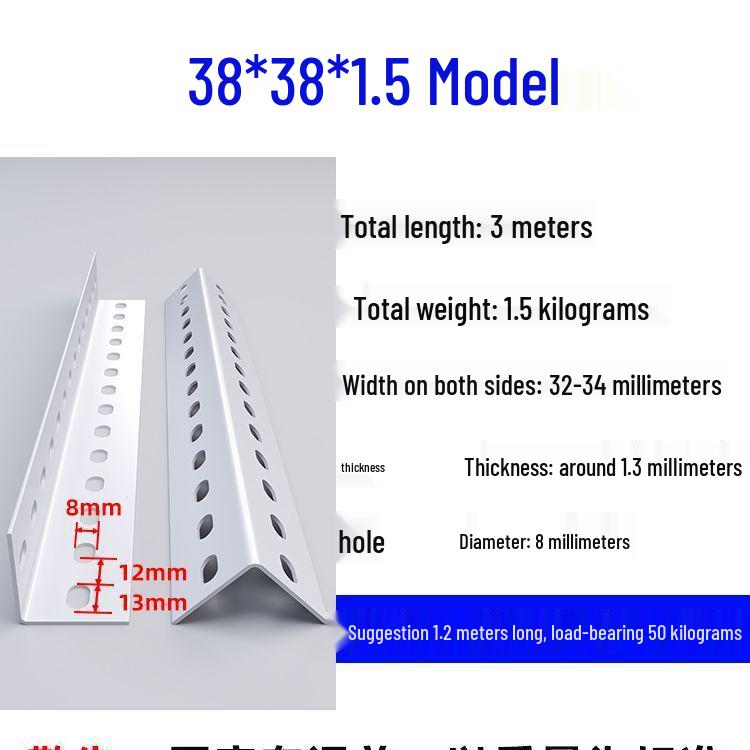 Adjustable Stainless Steel Angle Iron Shelf Rack
