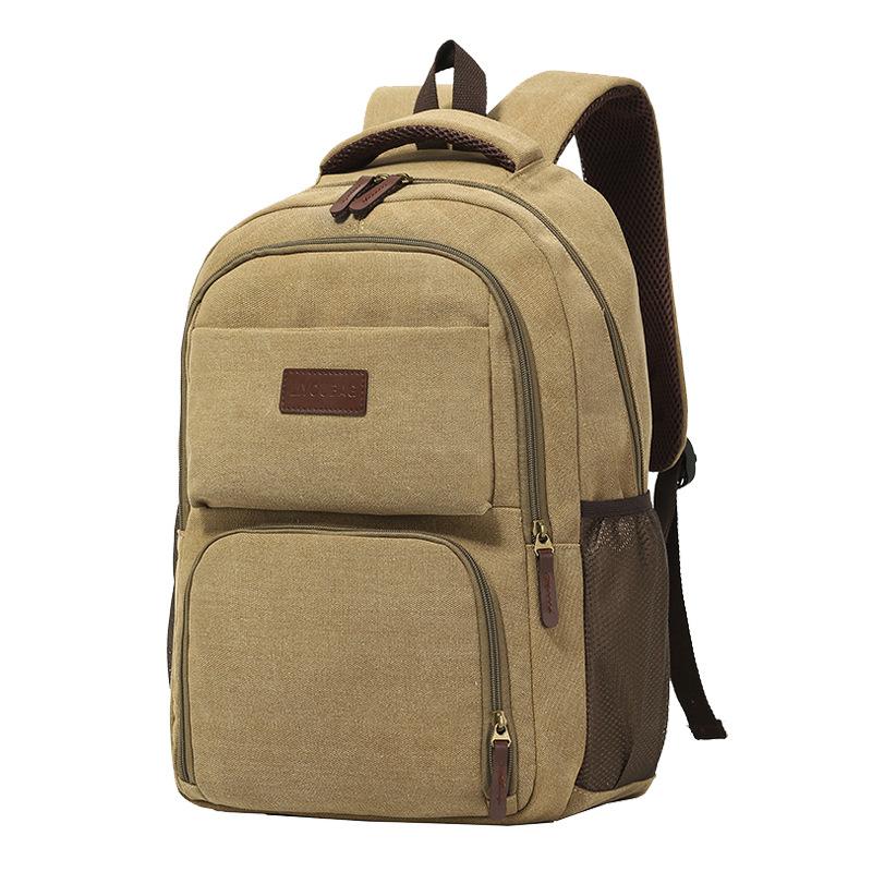 

Модный мужской рюкзак, Высококачественная парусиновая сумка, Повседневный женский рюкзак, Рюкзак большой вместимости, Водонепроницаемая сумка для компьютера