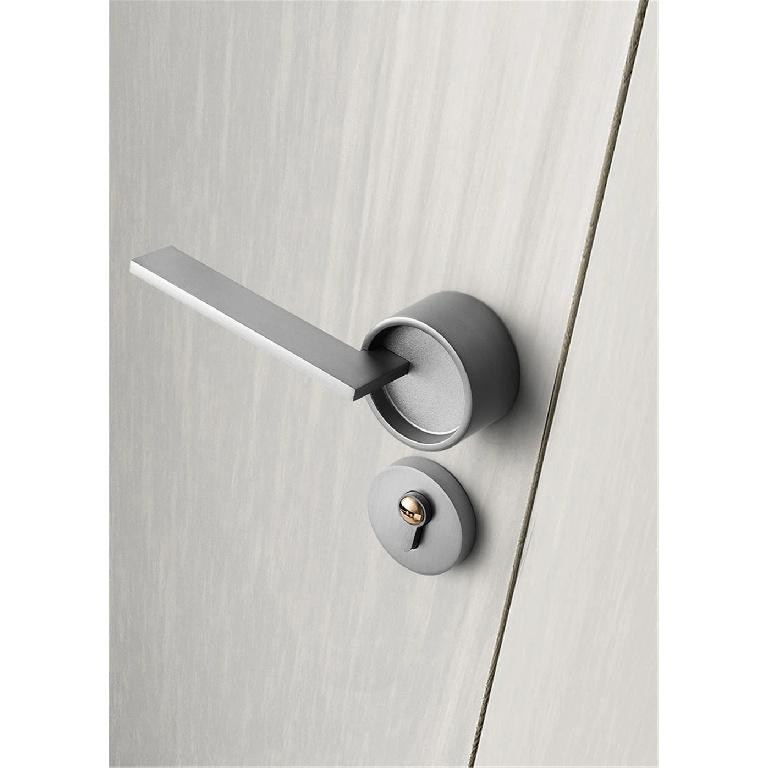Zinc Alloy Mute Mechanical Gold Door Lock Interior Silent Safety Home Grey Lock Nordic Style Black Solid Anti-theft Handle Lock