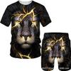 Liger Series 3D Printing Men's Casual Suit 2023 Summer New Adult Suit Spot Wholesale