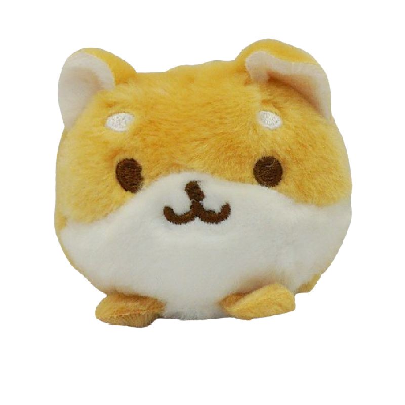 Doll Shiba Inu Short Plush Toy Bag Pendant Keychain Cartoon Colors Multiple