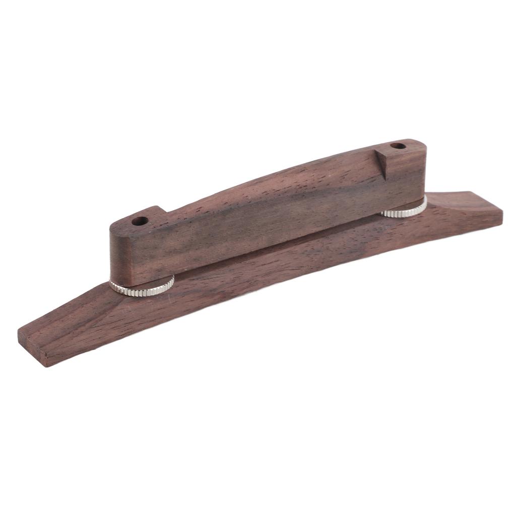 Jazz Guitar Bridge Floating Archtop Bridge with Adjustable Thumbwheel for Archtop Guitars