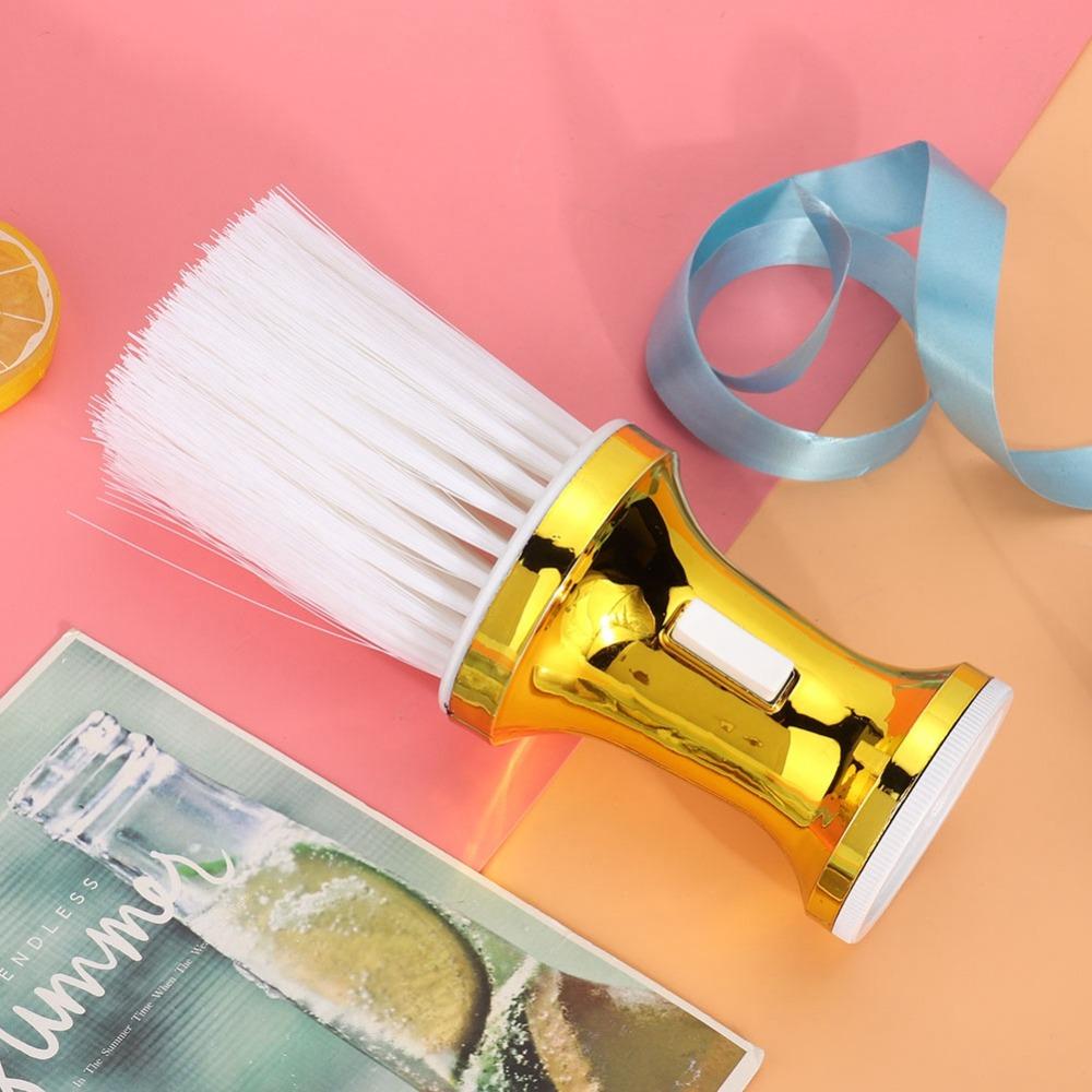 Ergonomic Handle Hair Sweeping Brush Gold Hair Styling Tool Hairdressing Brush Hair Care