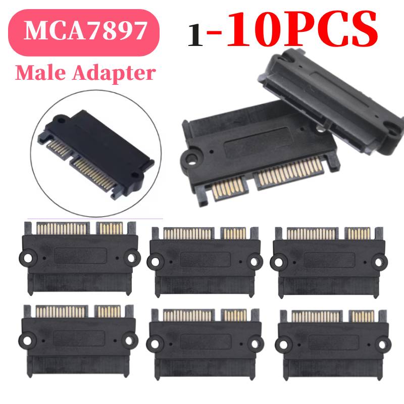 SATA Male To Female Power Data Converter 22Pin 7+15 Male To Female SATA To SATA Converter SATA To SATA Adapter Hot MCA7897