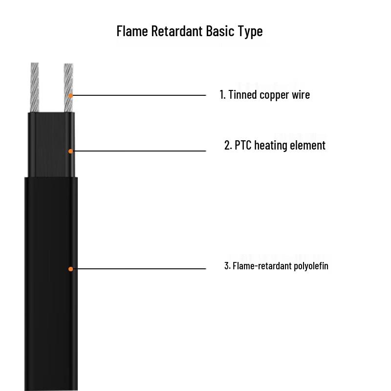 Self-Regulating Electric Pipe Heating Cable