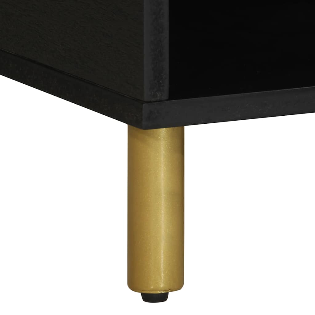 Coffee Table Black 80x50x40 cm Particleboard