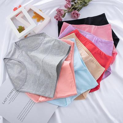 High-Waisted Seamless Women's Cotton Briefs - Solid Color, Plus Size, Hip-Lifting, Abdomen-Reducing, Autumn/Winter Style