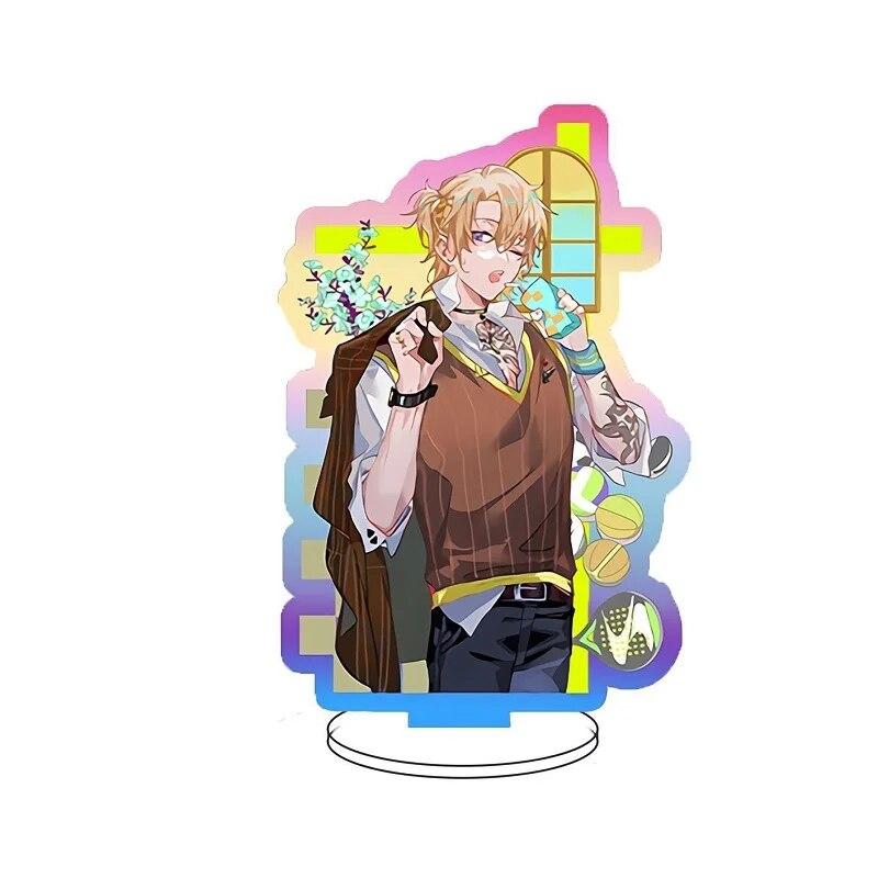 Luxiem Vtb Figurine de jucărie Stand acrilic Anime Figurine de acțiune Ornament Model Accesorii Mysta Ike Vox Cadou