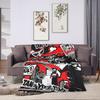 Anime P-Persona 5 Flannel Blanket  Soft Warm Bedding Throws For Outdoor Travel Street Trend Bedspread Sofa Bed Cover