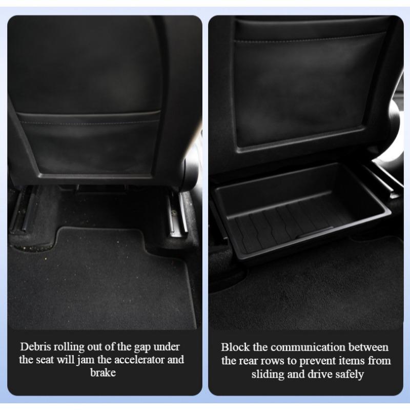 Geeignet für Tesla Model Y Aufbewahrungsbox unter dem Sitz TPE Aufbewahrungsbox Auto Aufbewahrungsbox Modifikationszubehör