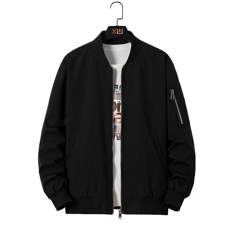 Autumn Stand-Up Collar Windbreaker: Custom Baseball Uniform with Embroidered Logo