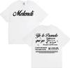 2025 Rapper Melendi Album Tour Graphic Tee Shirt Men's Women Fashion Harajuku Hip Hop T-shirt Cotton Casual Short Sleeve T Shirt