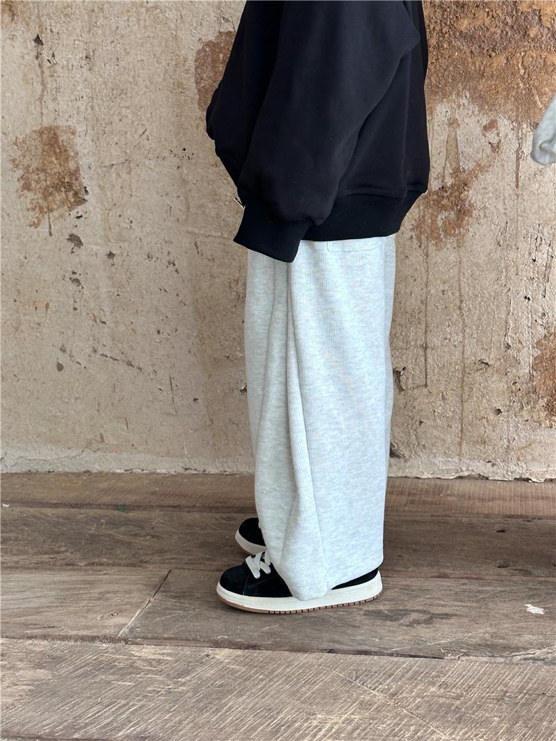 

«Стильные детские спортивные штаны в стиле хип-хоп — свободные спортивные штаны для мальчиков и девочек на весну и осень» 140 серый