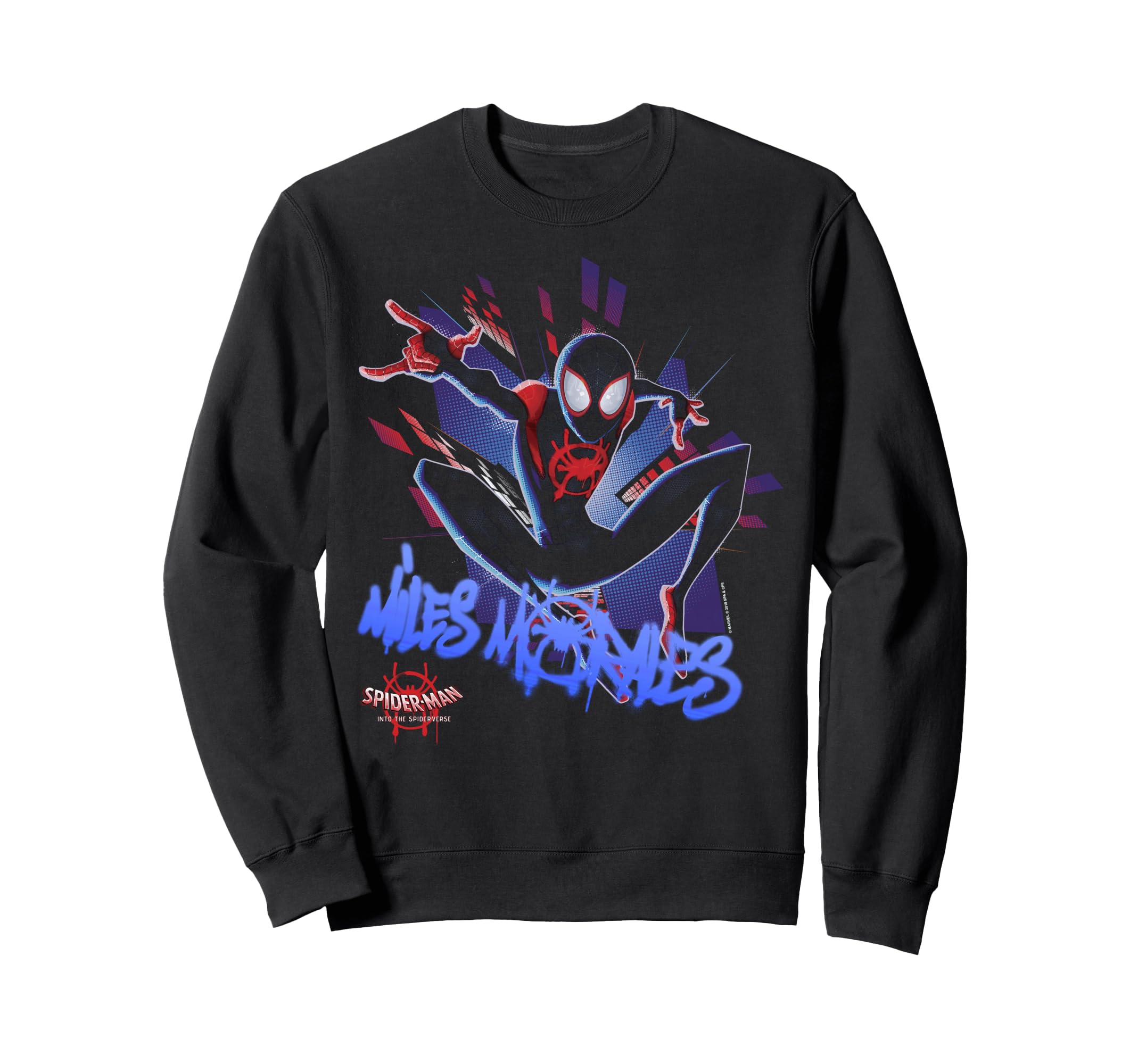 

Marvel Spider-Man: Into the Spider-Verse Graffiti Explosion Sweatshirt