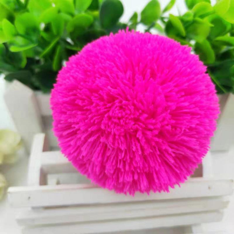 Vibrant Cashmere Pom-Pom Yarn Accessories for Hats