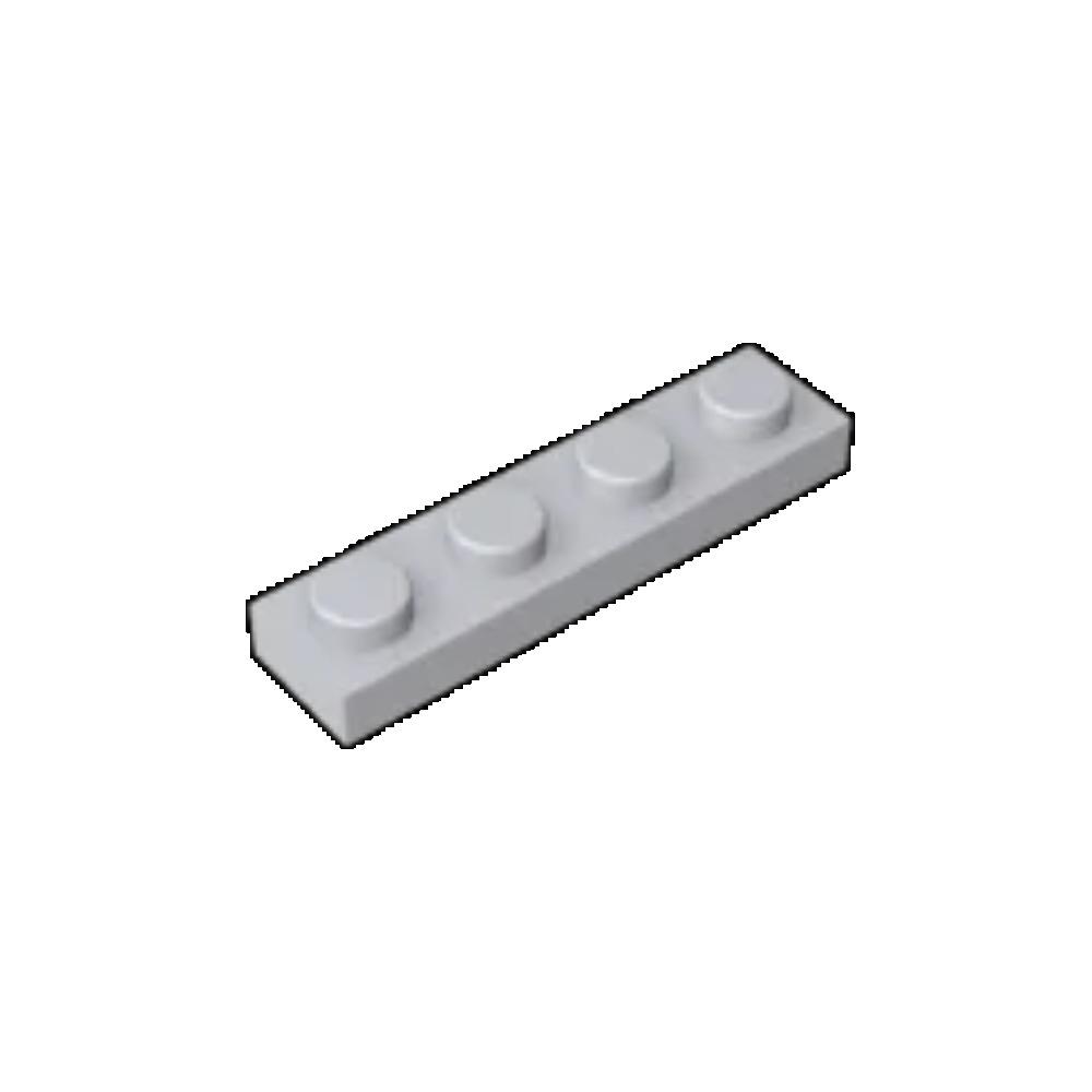 

Gobricks GDS-504 Plate 1 x 4 compatible with lego 3710 pieces of children s DIY building block Particles Plate DIY