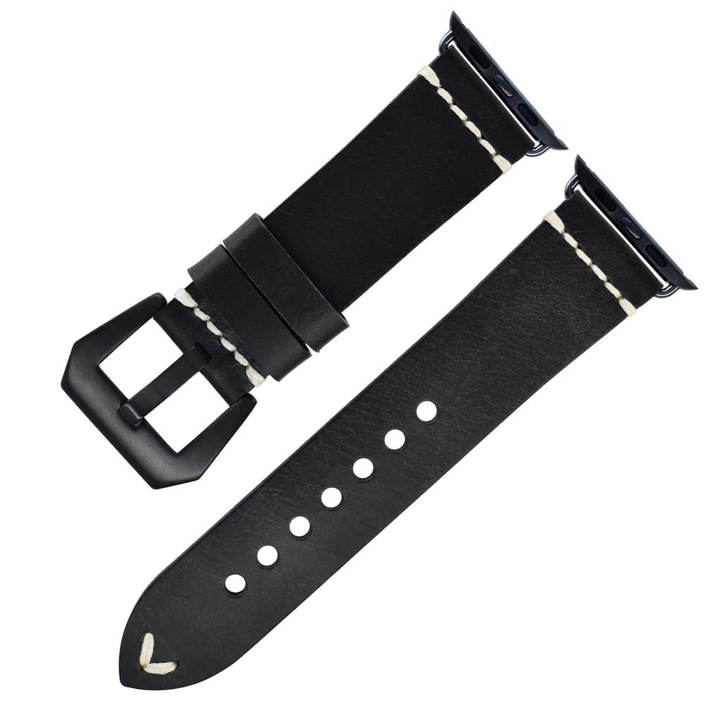Applicable To Apple Watch Leather Strap Apple Watch Iwatch8 Men'S S7 Women'S Strap