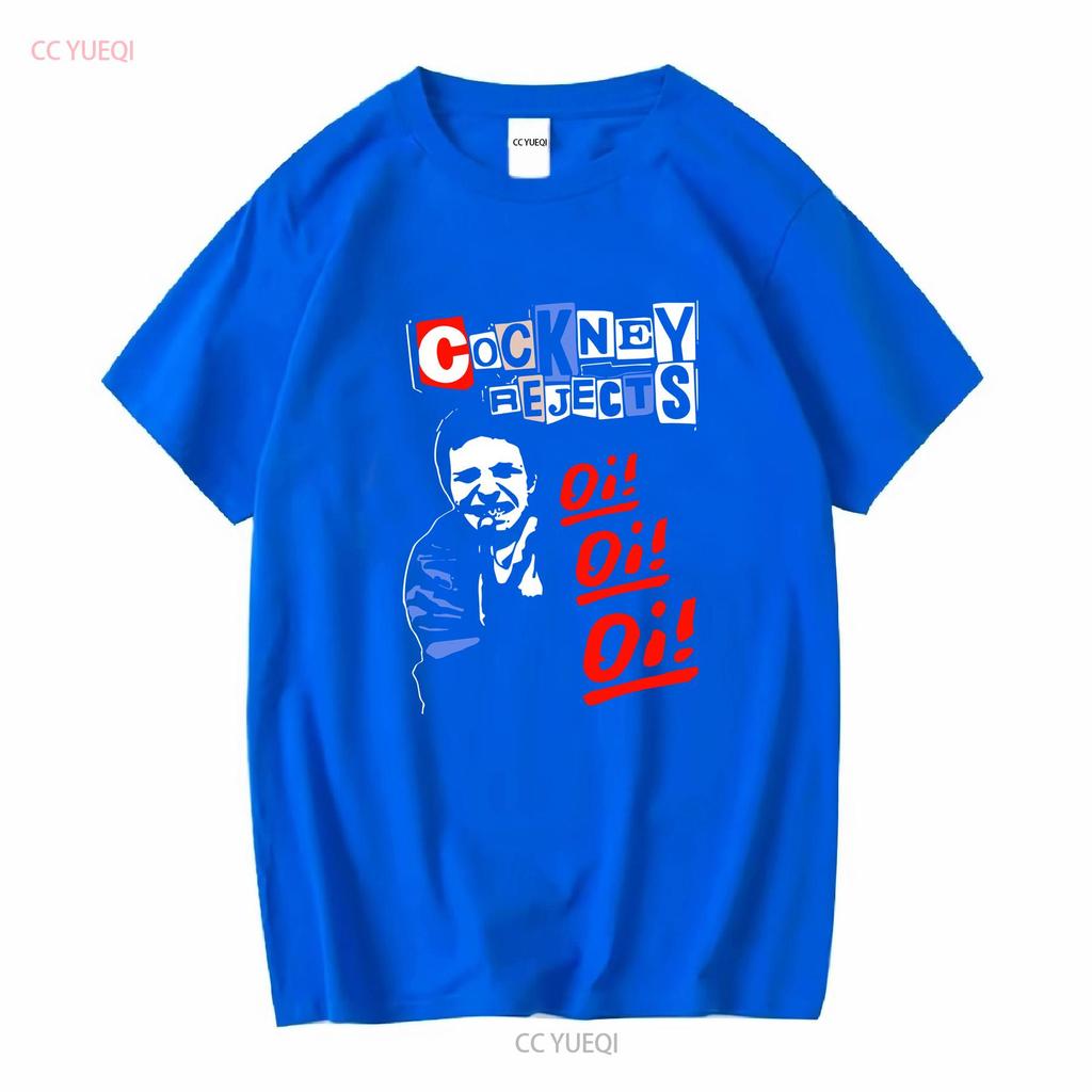 Cockney Rejects Funny Logo T Shirt Size S 3XL Long or Short Sleeves Vintage Washed Unisex Streetwear Breathable Homme