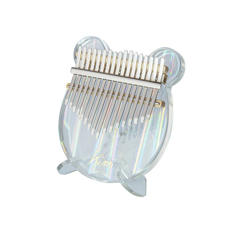 Hot! Kalimba Acrylic 17 Key Transparent Thumb Piano Mbira Sanza with Tuner Hammer Gig Kalimba Case Manual