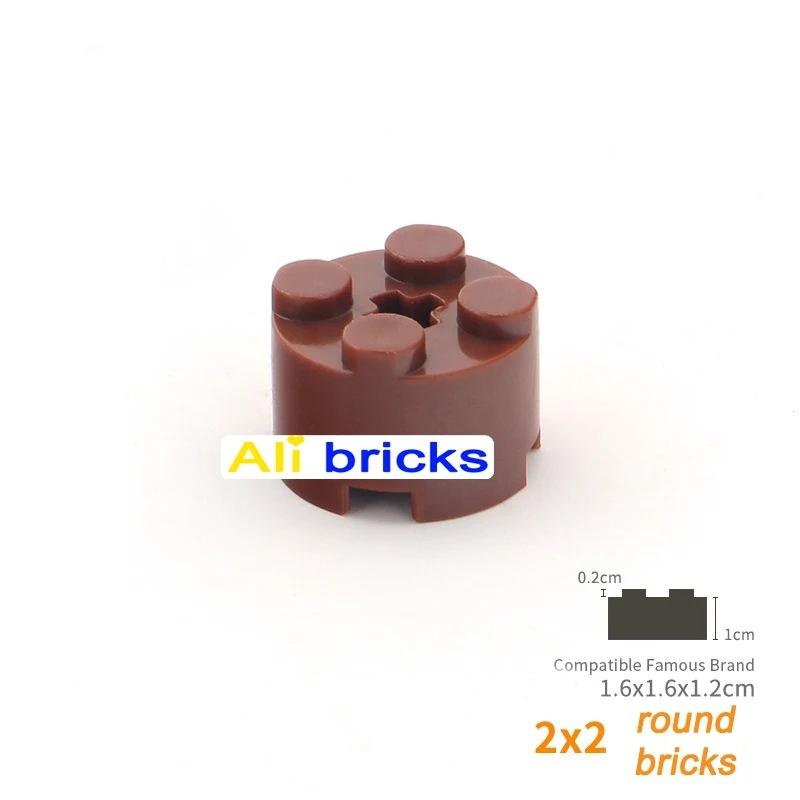 

10PCS 6143 6116 39223 3941High-Tech Assemble Particle 2x2 Cylindrical Building Blocks Kit Part Idea DIY Playthings For Children Presents 10PCS