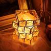 Rubik's Cube 4-Layer Crystal Table Lamp  The Perfect Gift - USB-Powered with 3-Color Dimming