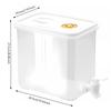 Dispenser di succo ghiacciato resistente alle alte temperature da 3,5/5/10 litri con design del filtro a rubinetto Dispenser di bevande per frigorifero con coperchio Bollitore freddo