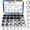460PCS Metric M4-M28 External C-Clip Circlips Snap Retaining Rings 15 Sizes Assortment Kit for Shaft Auto Motorcycle Repair