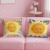 classic cartoon Teletubbies Cushion Cover Soft  EasyWash Pillow Case  Versatile for Couch Bed Travel and Office