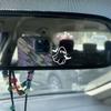 Festive Halloween Car Mirror Decal - Cute Ghost And Bat Sticker - Vinyl