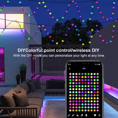 APP String Lights Illumination Smart BT String Lights Decoration Colorful Lights