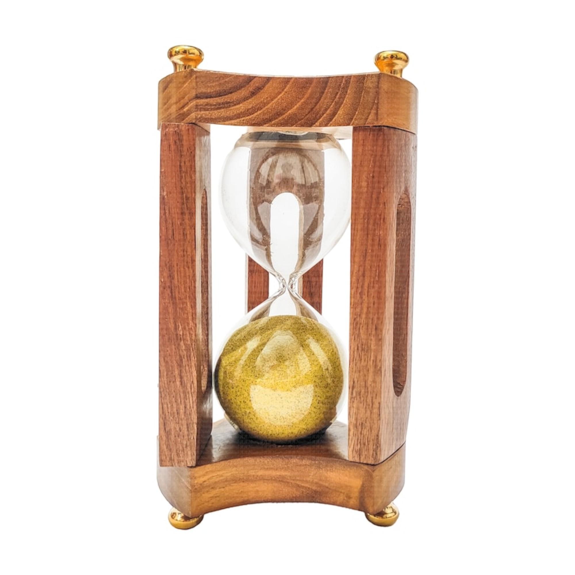 

Уникальные 30-минутные деревянные песочные часы с желтым песком, подарки для пап, мужчин, женщин, пожилых людей, годовщин выхода на пенсию, рождественский декор