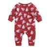 Matching Family Christmas Print Flannel Homewear Set Long-Sleeve Top And Pants