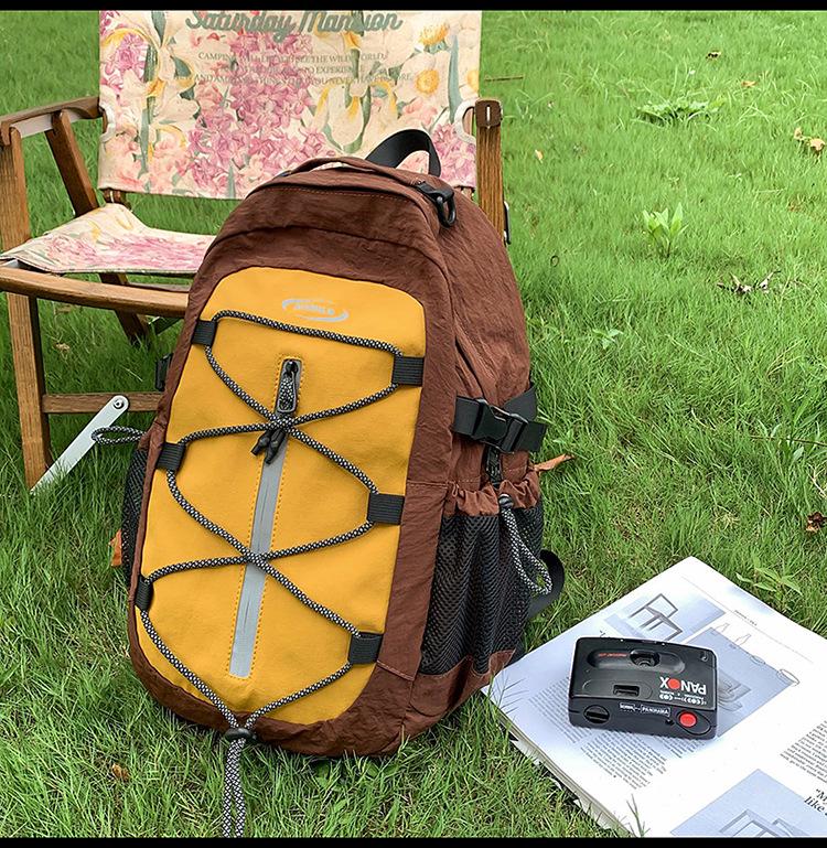 Unisex Water-Resistant Cycling & Hiking Backpack - Large Capacity, Lightweight