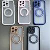 For IPhone 16 2-in-1 Magnetic Bracket Phone Case 360 Degrees for Apple 15 Hardware Rotating Bracket PC Pivot Case
