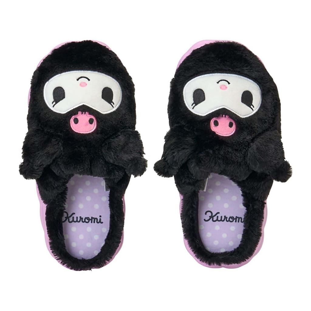 Sanrio Kuromi Slippers 274721 Face-Shaped