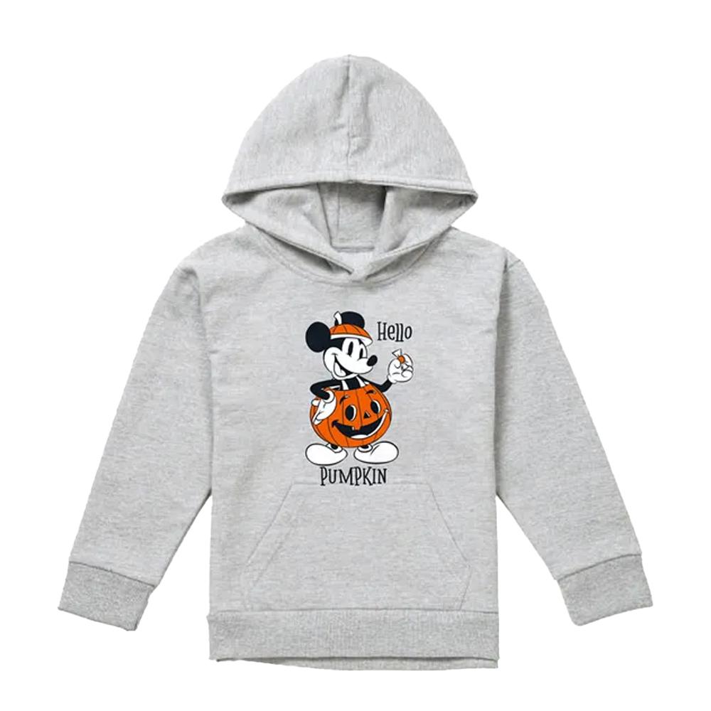 Disney Childrens/Kids Hello Pumpkin Mickey Mouse Heather Hoodie