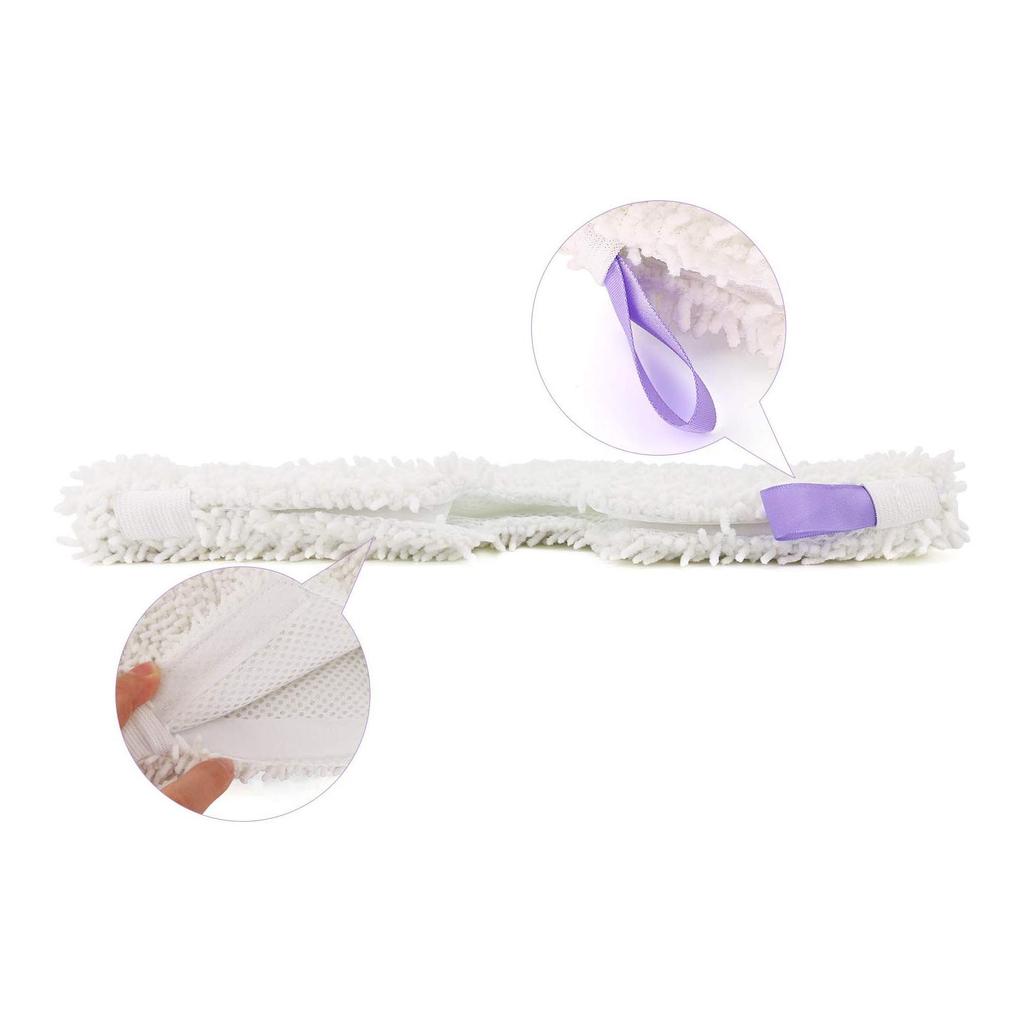 2 Pack Steam Mop Pads Replacement Microfiber Machine Washable Cleaning Pads For  Steam Pocket Mops