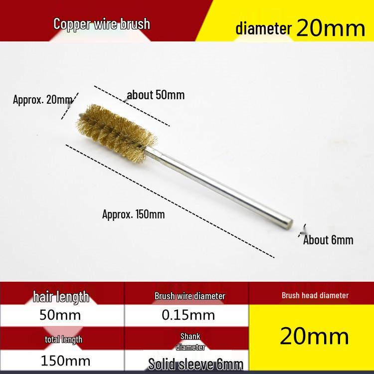Electric Drill Stainless Steel Pipe Brush with Extended Handle for Polishing, Grinding, Deburring, and Rust Removal
