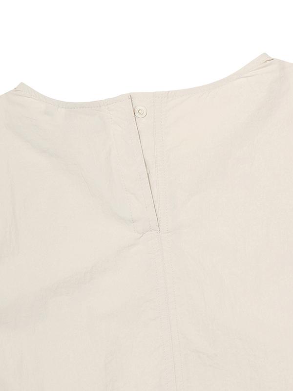 Bbc Earth W Out Pocket Dress_Cream