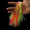 Streamer Fishing Lure Assist Hooks Line Jig Hook Streamer Fly Tying Tinsel Fly Tying Materials