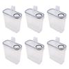 6PCS Filament Storage Boxes with 24 Labels 1 Marker 3D Printing Filament Spool Container for Home Use Water and Dust